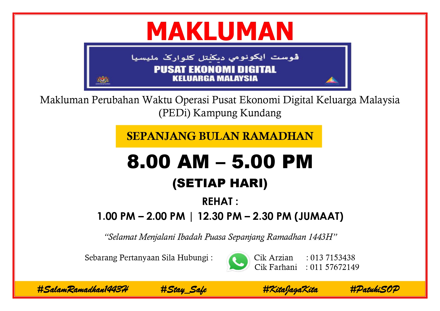 notis waktu operasi Ramadhan 2022  page-0001